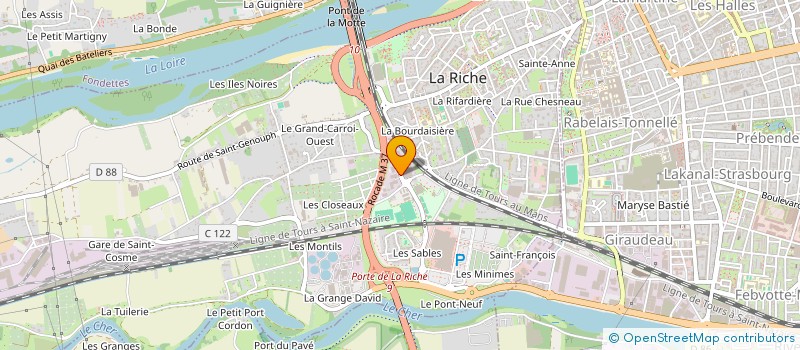 localisation de l'entreprise NEJMI PRESTATIONS  LA RICHE