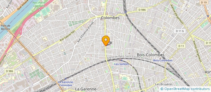 localisation de l'entreprise NEK AUTOMOBILES à COLOMBES