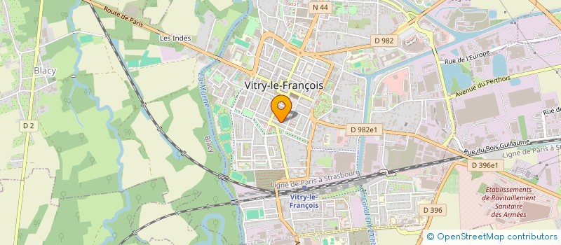 localisation de l'entreprise NEKANETA SASU à VITRY-LE-FRANCOIS