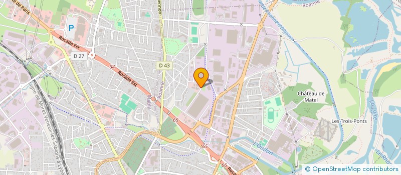 localisation de l'entreprise NEKHEN PROTECTION à ROANNE