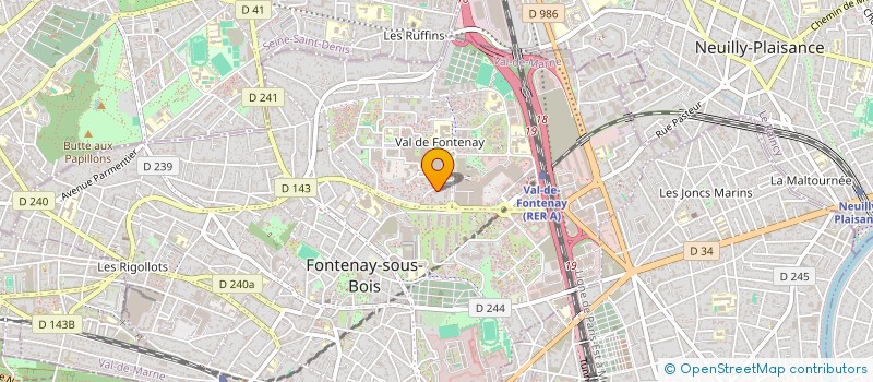 localisation de l'entreprise NEKO à FONTENAY-SOUS-BOIS