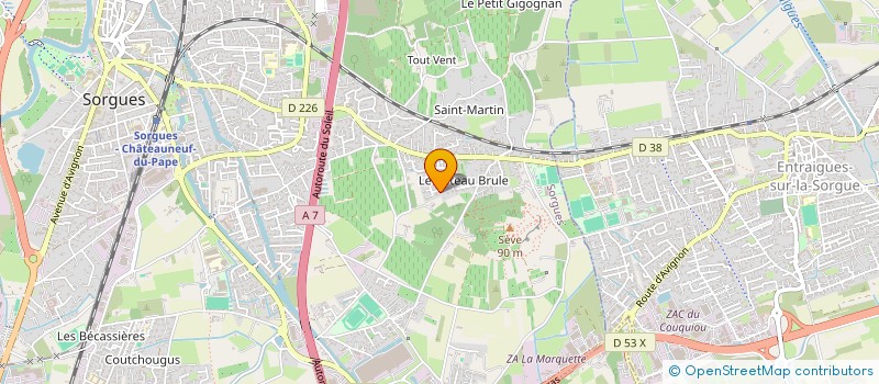 localisation de l'entreprise NEKO.6  SORGUES