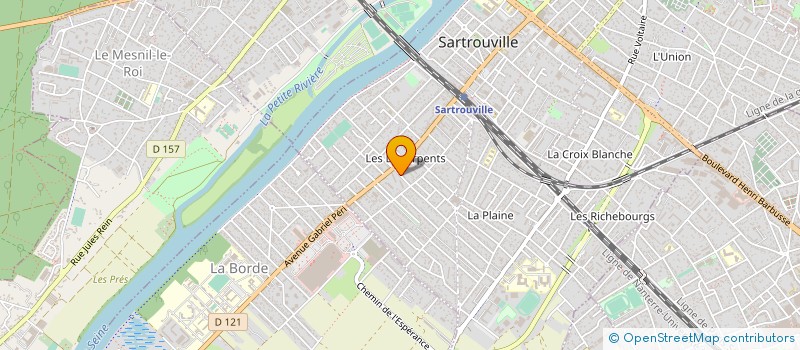 localisation de l'entreprise NEKO à SARTROUVILLE