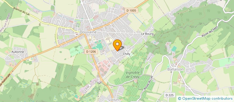 localisation de l'entreprise NEKO  DOUVAINE