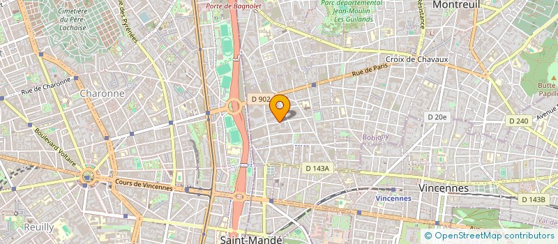 localisation de l'entreprise NEKO FIVE à MONTREUIL
