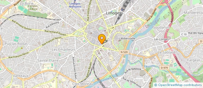 localisation de l'entreprise NEKOHI à LIMOGES