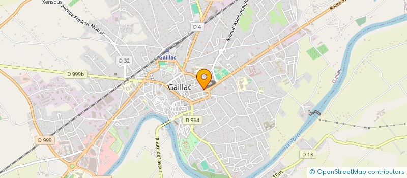 localisation de l'entreprise NEKOR  GAILLAC