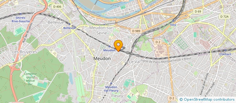 localisation de l'entreprise NEKORP  MEUDON