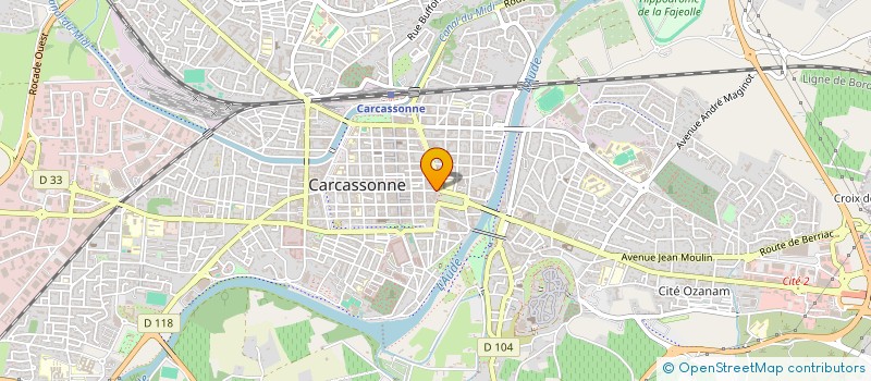 localisation de l'entreprise NEKOTECH à CARCASSONNE