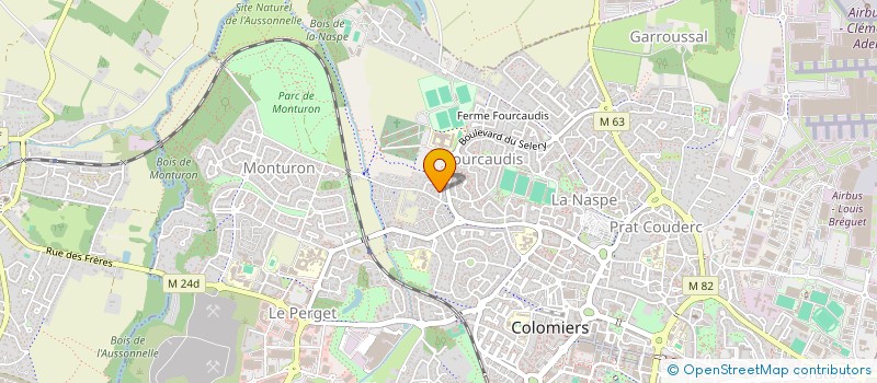 localisation de l'entreprise NEKT'ARTS PRODUCTIONS à COLOMIERS