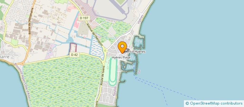 localisation de l'entreprise NEKTAAR à HYERES