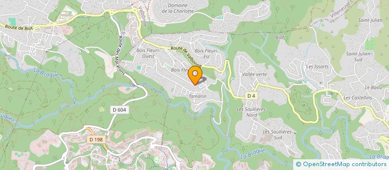 localisation de l'entreprise NEKTAR TECHNOLOGIES  BIOT