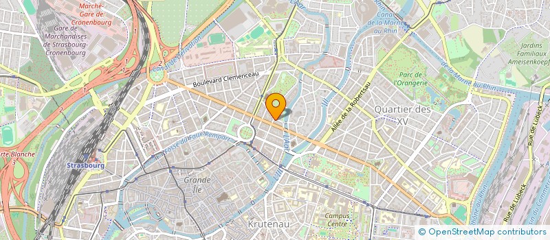 localisation de l'entreprise NEKY à STRASBOURG