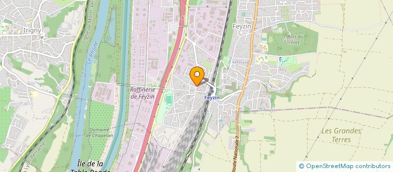 localisation de l'entreprise NEKY TRANS  FEYZIN