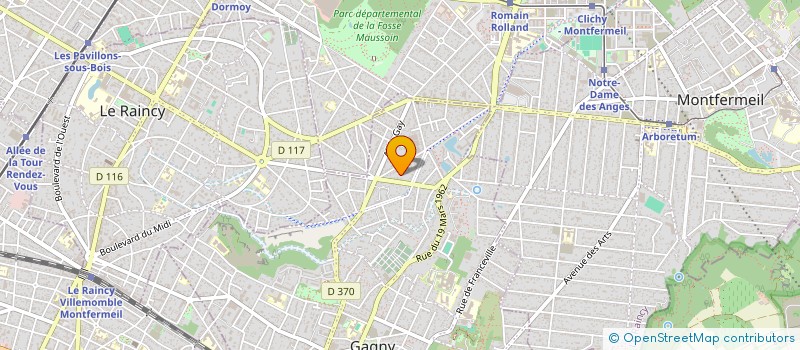 localisation de l'entreprise NEL à GAGNY