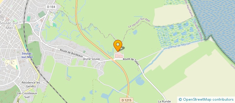 localisation de l'entreprise NEL  SOULAC-SUR-MER