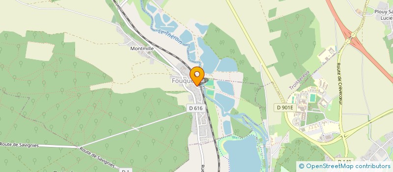 localisation de l'entreprise NEL  FOUQUENIES