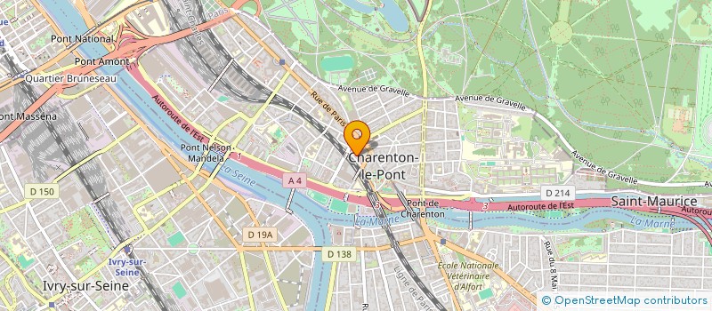 localisation de l'entreprise NEL  CHARENTON-LE-PONT