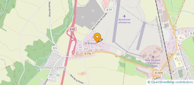 localisation de l'entreprise NEL à CHATEAU-GAILLARD