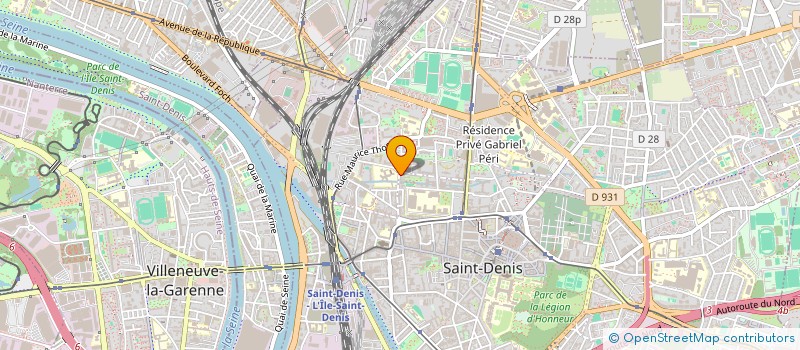 localisation de l'entreprise NEL BAT à SAINT-DENIS