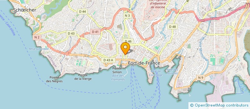 localisation de l'entreprise NEL COIF à FORT-DE-FRANCE