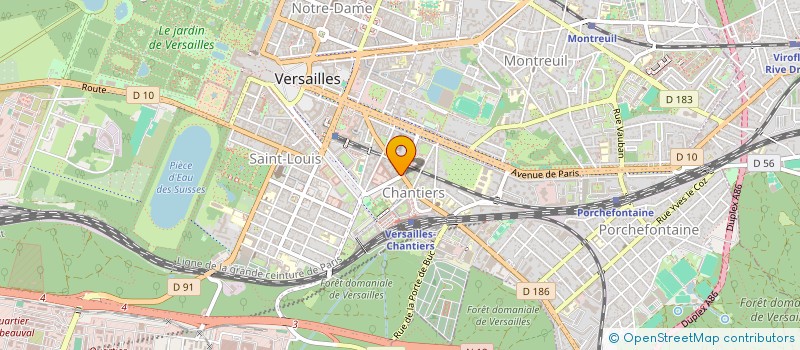 localisation de l'entreprise NEL DE L AVENIR à VERSAILLES