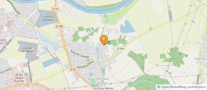 localisation de l'entreprise NEL EVENT  SAINT-ROMAIN-DE-JALIONAS