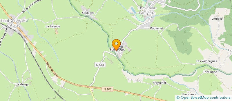 localisation de l'entreprise NEL FINANCE  DOMEYRAT