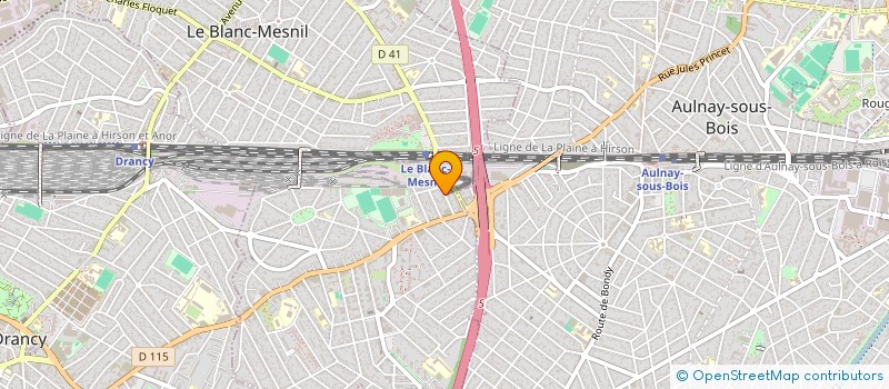 localisation de l'entreprise NEL IMMO à LE BLANC-MESNIL