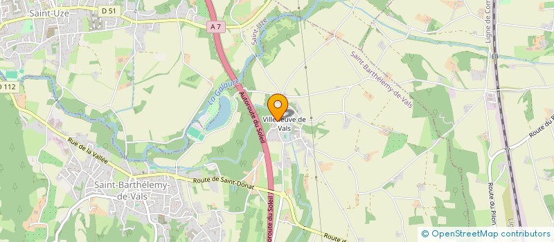 localisation de l'entreprise NEL IMMO26  SAINT-BARTHELEMY-DE-VALS