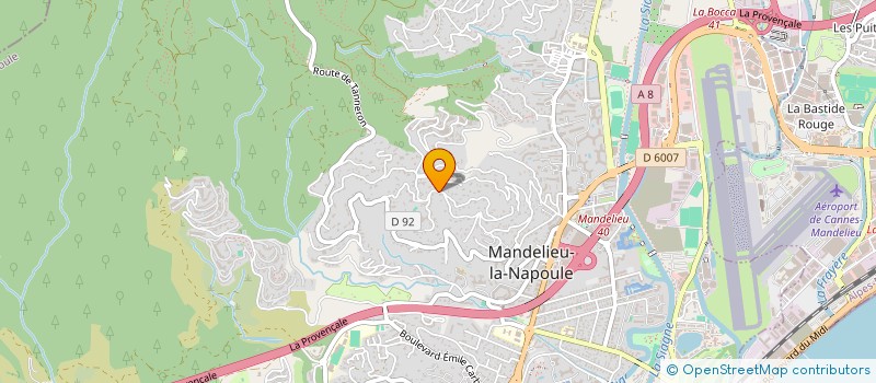 localisation de l'entreprise NEL & MOI FRANCE à MANDELIEU-LA-NAPOULE