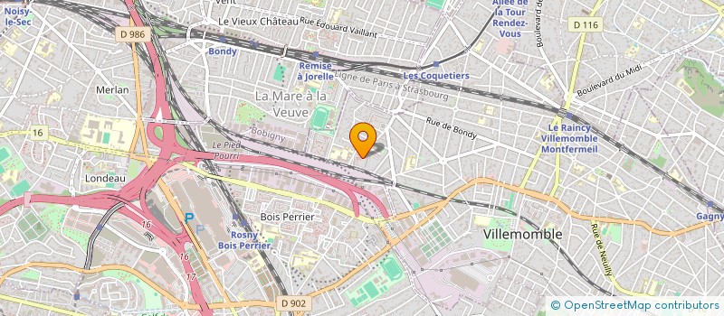 localisation de l'entreprise NEL PRESTIGE  VILLEMOMBLE