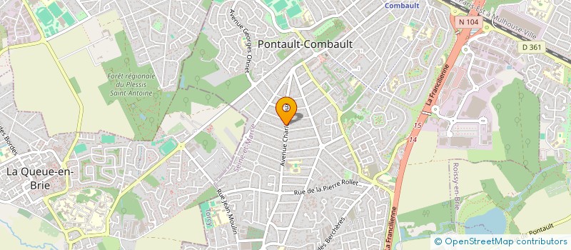 localisation de l'entreprise NELA SARL à PONTAULT-COMBAULT