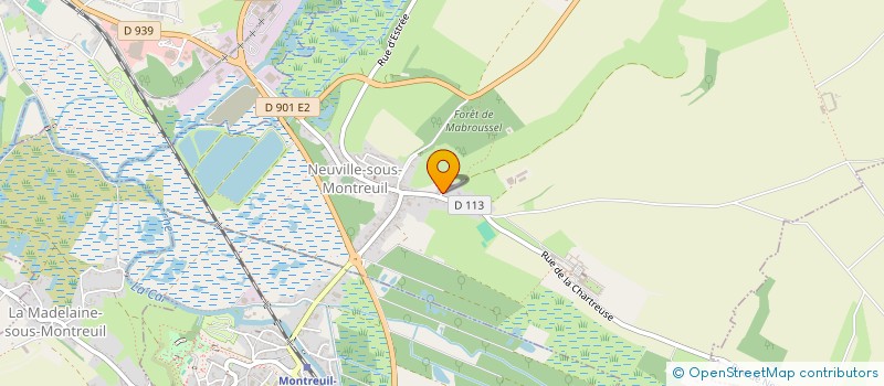 localisation de l'entreprise NELAVENIR  NEUVILLE-SOUS-MONTREUIL