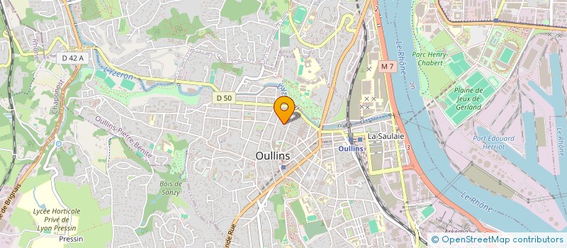 localisation de l'entreprise NELCHLOE TELECOM ET ELECTRICITE  OULLINS-PIERRE-BENITE