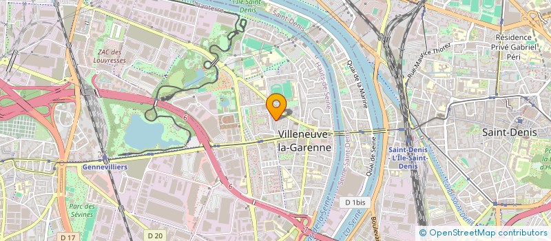 localisation de l'entreprise NELCOM à VILLENEUVE-LA-GARENNE