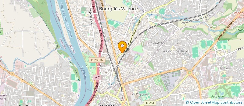 localisation de l'entreprise NELE  BOURG-LES-VALENCE