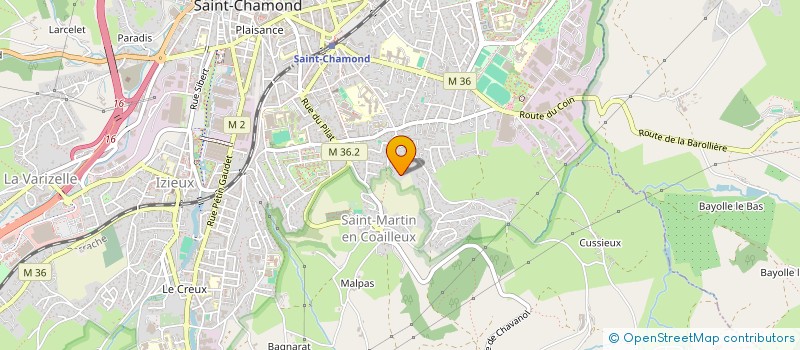 localisation de l'entreprise NELECEMA  SAINT-CHAMOND