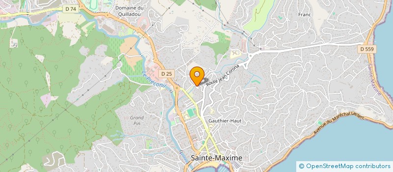 localisation de l'entreprise NELI à SAINTE-MAXIME