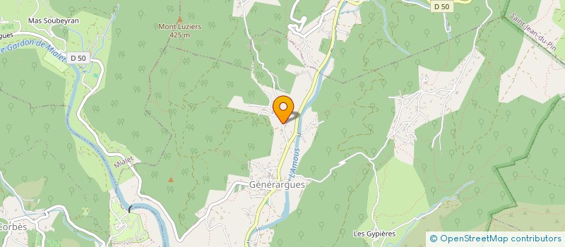 localisation de l'entreprise NELIA  GENERARGUES