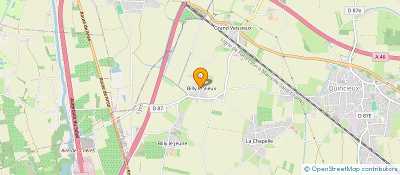 localisation de l'entreprise NELIA CONSEIL  QUINCIEUX