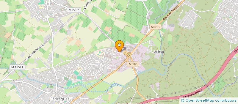 localisation de l'entreprise NELIAU  FABREGUES