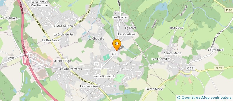 localisation de l'entreprise NELIO BATIMENT 87 à BOISSEUIL
