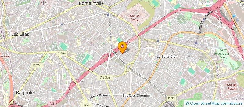 localisation de l'entreprise NELIX à ROMAINVILLE