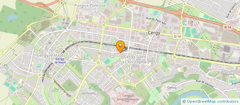 localisation de l'entreprise NELIXIR GROUP à CERGY