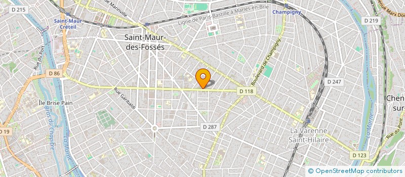 localisation de l'entreprise NELL LOGISTIQUE à SAINT-MAUR-DES-FOSSES