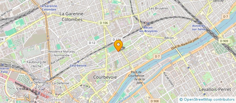 localisation de l'entreprise NELLA à COURBEVOIE