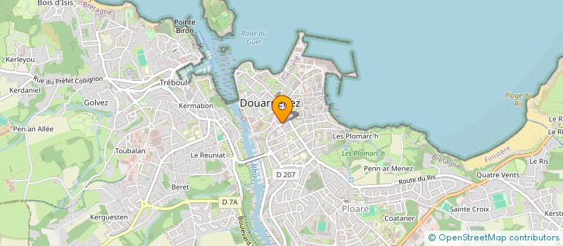 localisation de l'entreprise NELLA  DOUARNENEZ