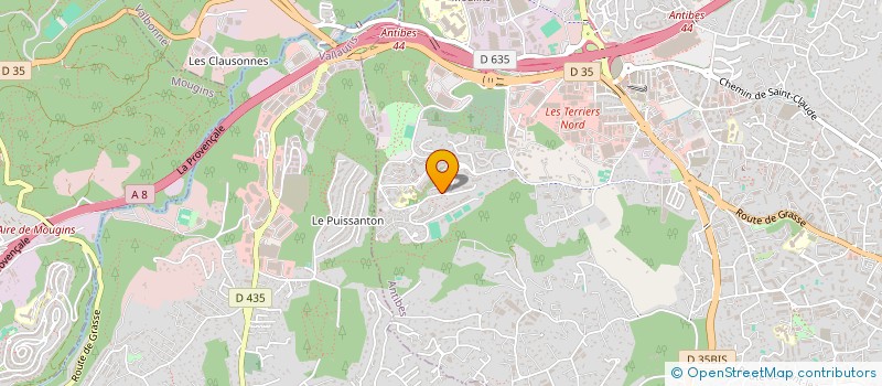 localisation de l'entreprise NELLES CONSTRUCTIONS EUROPEENNES à ANTIBES