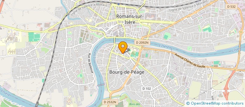 localisation de l'entreprise NELLI FABIEN à BOURG-DE-PEAGE